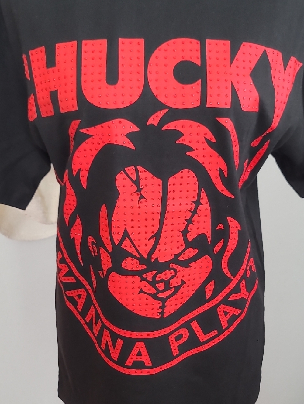 Reason Universal Rhinestone Chucky T Shirt NWT - Picture 6 of 13